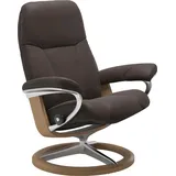 Stressless Stressless® Relaxsessel »Consul«, mit Signature Base, Größe M, Gestell Eiche, braun