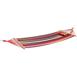 Hängeliege Hängematte Liege Garten Balkon Terrasse Matte Baumwolle Multicolor