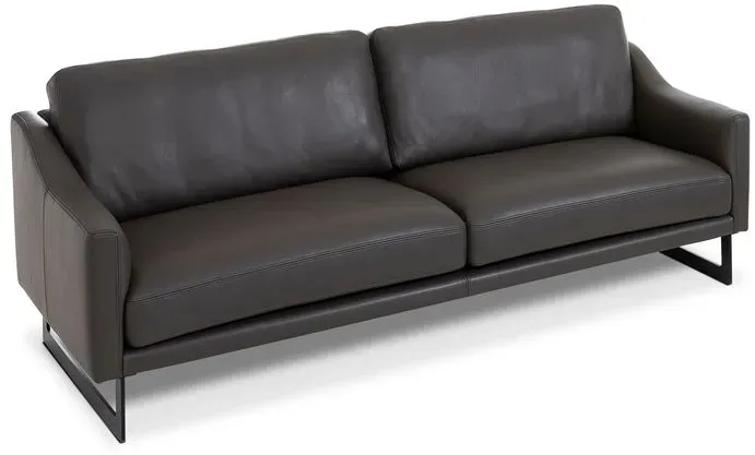 Sormani Sofa Latina Leder Nachtgrau
