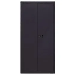 BISLEY Putzmittelschrank Universal  E782AAG633 schwarz 91,4 x 40,0 x 195,0 cm, aufgebaut