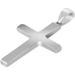 Kette ohne Anhänger ADELIA ́S "Unisex Halskette mit Anhänger – Kreuz aus 925 Silber", silber, Halsketten, Damen, Silber 925 (Sterlingsilber), Geschenkidee: zeitlos und vielseitig
