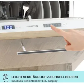 Klarstein Havasia UV 6 Secret Einbau-Geschirrspüler (vollintegrierbar, 550 mm breit)