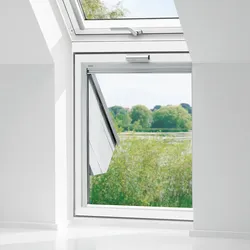 VELUX Zusatzelement Wand VFE PK35 2370 weiß lackiert THERMO Titanzink 94x95 cm