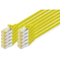 Digitus CAT 6A S/FTP Patchkabel, 10 Stück,