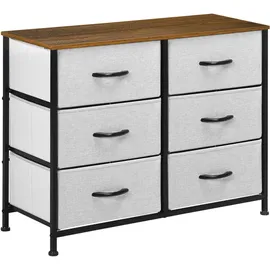 Homcom Sideboard 80 x 62,5 x 30 cm Grau