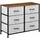 Homcom Sideboard 80 x 62,5 x 30 cm Grau