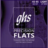 GHS Strings GHS Precision Flatwound - 3025 - Bass String Set, 4-String, Light, .045-.095