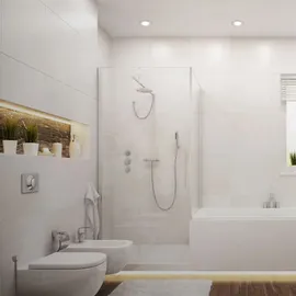 Di-Ka LED Einbauleuchte Slank 3er Set chrom-matt Ø 8,5 cm 3W, neutralweiß