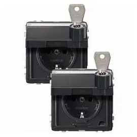 Merten Schuko-Steckdose anthrazit 1 St.