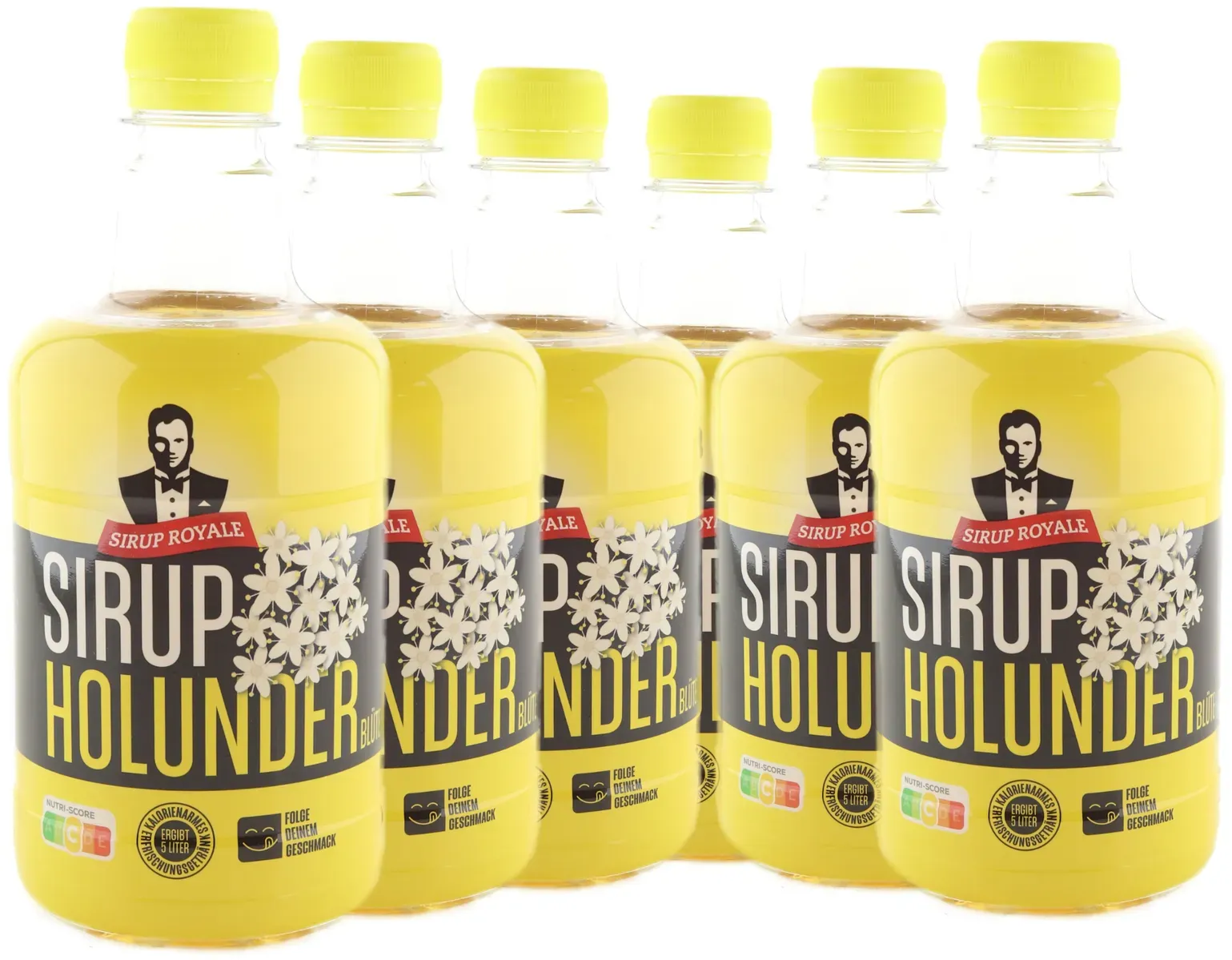 6 × Sirup Royale Holunderblüte