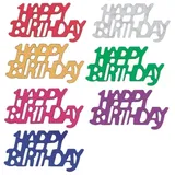 Papstar Deko-Streuschmuck "Happy Birthday", 15g