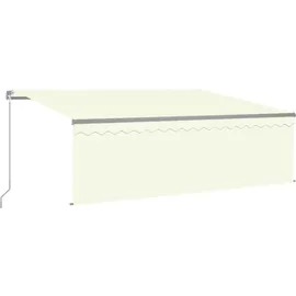 vidaXL Markise 400 x 300 cm creme