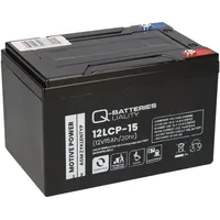 Q-Batteries Akku kompatibel 48V 15Ah (4x12V 15Ah) E-Scooter E-Roller