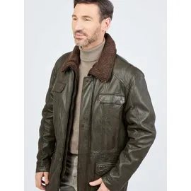 JCC Ledermantel 41607 in oliv | Gr.: 56,