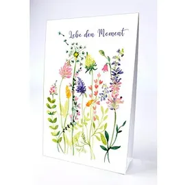 LUMA Aufstellkarte Lebe den Moment. DIN B6 Schrift, 1 St.