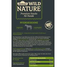 Dehner Wild Nature Hundesnack Pferdesehne 200 g