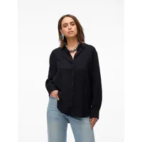 Vero Moda Hemdbluse VMLINN LINEN LS SHIRT WVN NOOS