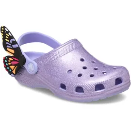 Crocs Unisex Kinder Classic IAM Butterfly Clog T Clog, Mystic Purple, 20/21 EU