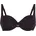 Bügel-Bandeau-Bikini-Top Damen Schwarz 42 Cup C