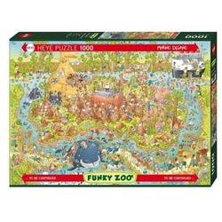 HEYE Puzzle 298708 – Lebensraum Australien – Funky Zoo, 1000 Teile,…, 1000 Puzzleteile bunt