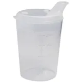 Medi-Inn Schnabelbecher Schnabeltasse Trinkbecher 250 ml transparent / Öffnung: 12x10 mm