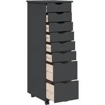 vidaXL MOSS Aktenschrank 41 x 11,5 x 41 grau