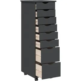 vidaXL MOSS Aktenschrank 41 x 11,5 x 41 grau