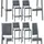 deluke Barhocker MIAMI 2er Set Dunkelgrau