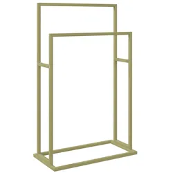 vidaXL Handtuchständer Gold 48x24x78,5 cm Eisen
