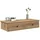 vidaXL Wandregal mit Schubladen 80 x 31 x 17 cm Braun