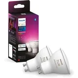 Philips Hue White and Color ambiance 4.3W GU10 Set 2tlg