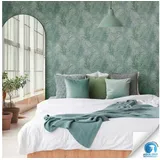 Livingwalls Vliestapete DESIGNDROP 10 m x 0,53 m 300 g Blau/Grün 784521