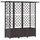 vidaXL Hochbeet mit Rankgitter und Dach 162,5 x 40 x 138 cm Braun