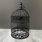 Runder Vogelkäfig, Vintage, dekorativ, Eisen, Vogelkäfig, Hochzeitsdekoration, Blumenkäfig-Dekoration, Requisiten, Vogelkäfig, hängende Blumenrahmen, Vogelkäfig-Dekoration, Tafelaufsätze, kleine