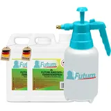 FUTUM 2x2L Ameisenspray / Termitenspray bekämpft Insekten, Eier, Larven ohne Biozide auf Wasserbasis,  Sofortwirkung ohne Flecken  + 2L Sprüher