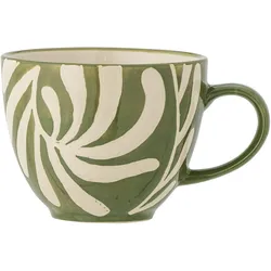 Bloomingville Heikki Tasse, Steingut, Ø 9,5 x H7,5 cm, grün