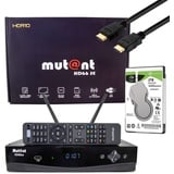 MK-Digital Mutant HD66 SE UHD 2160p E2 Linux Receiver mit 1x DVB-S2 & 1x DVB-C/T2 Tuner, PVR, WiFi + 2TB Festplatte