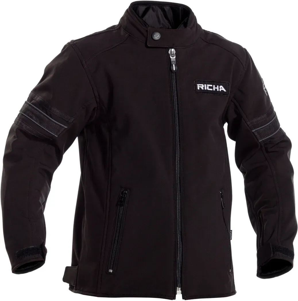 Richa Toulon 2 Softshell Textieljas voor kinderen, zwart, S 152