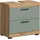 xonox.home Waschbeckenunterschrank 2 Schubladen 60 x 56 cm Salbeigrün