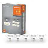 LEDVANCE Spot Einbauleuchten 5ER 2,6W GU10 warmweiß
