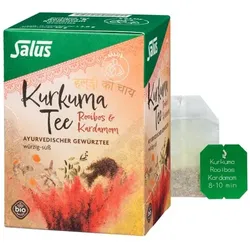 KURKUMA TEE Rooibos & Kardamom Bio Salus Fbtl. 15 St