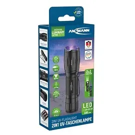 Ansmann Action 400 UV LED, UV-Lampe Taschenlampe batteriebetrieben 100lm 27h