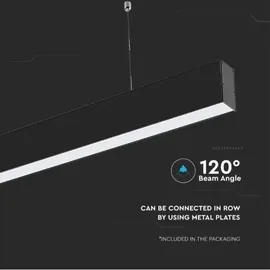 V-Tac Slim Linear Lights 1 119 cm schwarz