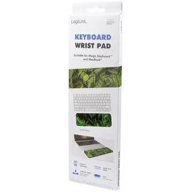 Logilink ID0169 "Wald" Gaming Tastaturpad mit schmal Handgelenkauflage Grün
