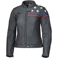 Held Midway Lederjacke Schwarz/Weiß 38