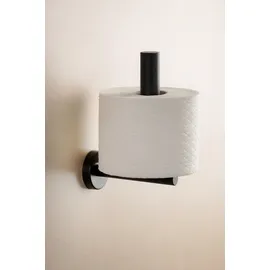 Wenko Toilettenpapierhalter Bosio schwarz, matt, 1 St.