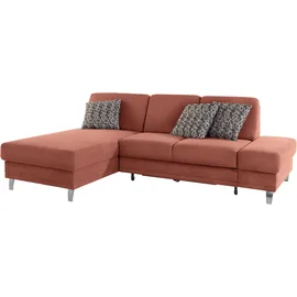 sit&more Ecksofa »Clio L-Form« wahlweise mit Bettfunktion oder Vorziehsitz und Bettkasten, Federkern