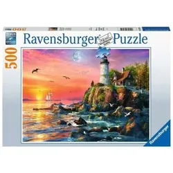 RAVENSBURGER 16581 Puzzle Leuchtturm am Abend