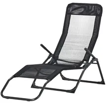 Möbel Kraft Relaxliege Matera 4 59 x 0 x 96 cm Schwarz