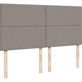 vidaXL Boxspringbett 180 x 200 cm Taupe